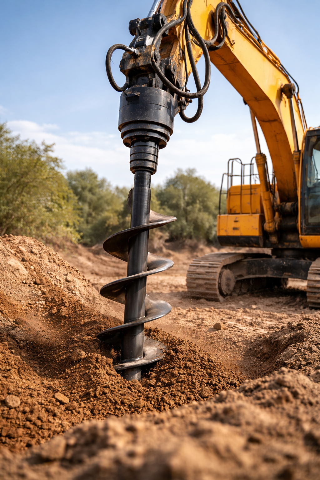 Auger Jinyi-machinery-excavator-attachments
